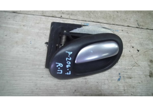 Ручка дверки внутрішня права Peugeot 206, 9623698077, 9632918877